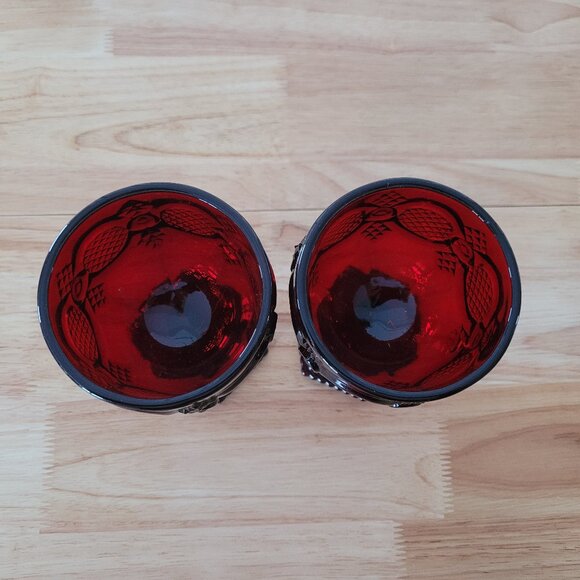 Avon Cape Cod Collection Ruby Red Glass - Picture 4 of 5